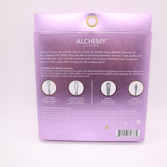 Alchemy Living 2 pc blemish extractors and 6 pc pore strips new - Picture 4 of 6